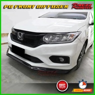 💥READY STOCK💥 Honda City GM6 Facelift * 2017 ~ 2019 * PU Front Diffuser / Front LIP / Getah / Mantap