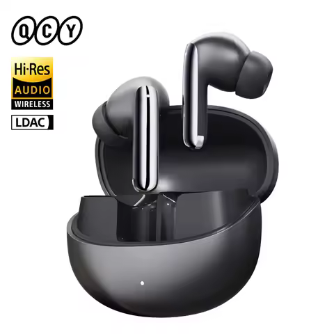 QCY MeloBuds Pro ANC Bluetooth 5.3 Earphones Wireless 46dB Hybrid ANC Hi-Res LDAC Earbuds 6 Mic Head