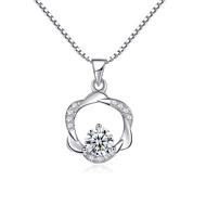 PT950 Platinum Pendant Women's Platinum Necklace Single Pendant Single without Chain 18k White Gold 