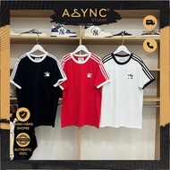 (Auth) Genuine A.di.das 3-Stripes Adicolor T-Shirt Black White Red Code H37756 IA4845 IA4846 IA4848 