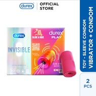 Toy & Sleeve Bundle Durex Play Slide & Ride Masturbation Sleeve & Durex Invisible Extra Sensitive Co