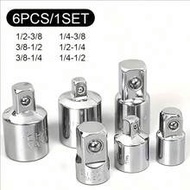 6pcs Socket Ratchet Wrench Adapter 6pcs Socket Adapter Ratchet Wrench Adapter 1/2 Big Fly Turn 3/8 M
