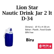Lion Star Nautic 2 Ltr Drinking Bottle D-34 / Drink Jar Water Container