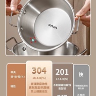 316 Stainless Steel Instant Noodle Bowl with Lid Korean Style with Handle Household Dormitory Studen