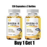 Omilay Omega 3 Fish Oil น้ํามันปลา โอเมก้า3 แคปซูล 0mega3 Fish Oil Capsule Eye Health ดีเอชเอ อีพีเอ