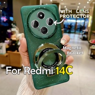 Casing For Xiaomi Redmi 14C 13C Redmi14C Redmi13C Red mi 4G 5G Square Plated Phone Case Fashion Coup