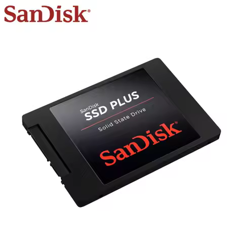 100% Original SanDisk SSD Plus 240GB 480GB 1TB 2TB SATA III 2.5 Internal Solid State Drive for Lapto