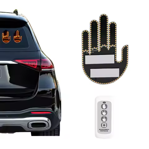 Car Interactive Lamps Palm fingers Lights Car Gesture Light Auto Parts Styling with 4 Key Remote Con