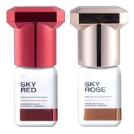 1 Set, Sky Glue Red and Rose Professional Eyelash Extension Adhesive Set, 5ml(0.17FL.OZ) Each, 0.5~2