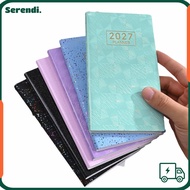 SERENDI A6 Planner Notebook, 2027 Portable 2027 Planner, Portable Lined Pages Multicolor Weekly Plan