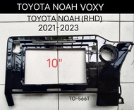 กรอบจอแอนดรอยด์ หน้ากากวิทยุ หน้ากากวิทยุรถยนต์ TOYOTA NOAH VOXY (RHD) ปี2022-(2024) สำหรับเปลี่ยนจอ android 10"