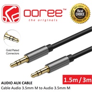 AUX AUDIO CABLE 3.5MM JACK M TO M AUDIO CABLE MICROPHONE & EARPHONE OTG CONVERTER ADAPTER AUDIO/1.5M