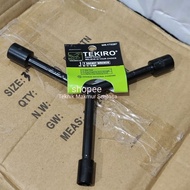 Tekiro Black Y-Socket Wrench 10 - 11 - 13 mm Socket Wrench