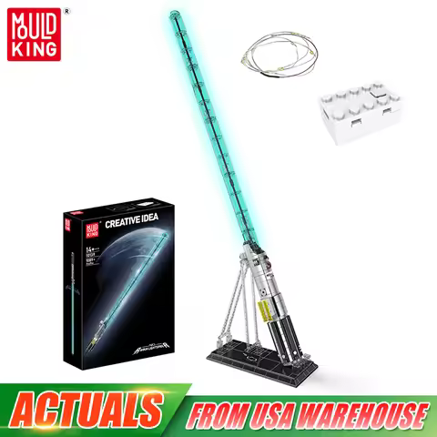 Mould King 10139 Technical Saber Toys The Lightsaber With Led Parts Building Block Assembly Star Pla