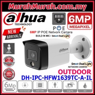 DAHUA IP POE 6.0MP IPC-HFW-1639TC-A-IL PoE IP Network CCTV Camera 6MP HD Bullet Outdoor Smart Dual L