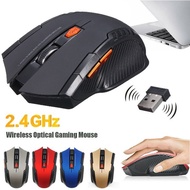 Gaming Mouse Wireless 2000 DPI Keren USB Mos Wireles Laptop Leptop PC Komputer Cumputer Notebook Net