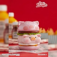 香港 Lulu The Piggy 罐頭豬 Lulu豬 Lulupig 卡通 漢堡包 疊疊樂 公仔 擺設 (粉色 全新未開封 已停產 包順豐)