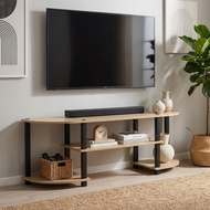 MUSE Design rack rak rak tv murah tv rak kayu 4ft Flexi pole TV Cabinet