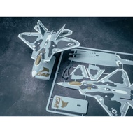 FURY74 – F-22 Raptor 3D Printed Stealth Plane Model Assembled, Detailed Design, High-end Display Sta