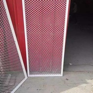 Wire Grid Shelf Wall Hanging Grid Shelf Background Wall Photo Wall Restaurant Bar Mesh Decoration Wa