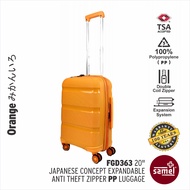 Samel FGD363 Japanese Concept Expandable Anti-Theft Zipper Luggage (20")