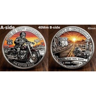 Route 66 Lucky Commemorative Coin - Board Game Collectible