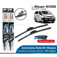 Bosch Aerotwin Retrofit U Hook Wiper Set for Nissan NV200 (22"/16")