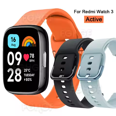 For Redmi Watch 3 Active Strap Sports Silicone Replacement Wristband Correa For Xiaomi Redmi Watch 3