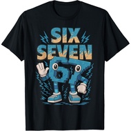 Meme 67 Six Seven 6 7 Italian Brainrot T-Shirt Unisex Men And Youth