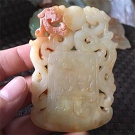 Sengoku Xiuyu Ancient Jade Antique Jade Antique Old Jade Bi Jade Pendant Handle Pendant Pendant Axe 