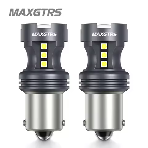 2x P21W BA15S LED Canbus 1156 BAY15D 1157 P21/5W LED Bulbs T20 W21W Car Lights 6500K White Red Brake