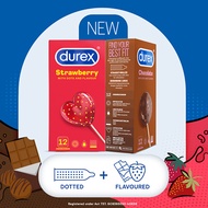 [Bundle of 2] Durex Mix and Match Strawberry / Chocolate Condom 12s