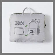 Daiso Korea Travel Foldable Lightweight Backpack 21L