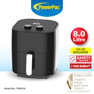 PowerPac Air Fryer XXL 8L with Hot Air Flow System (PPAF676)