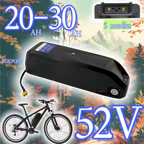 Air fast transportation 52V20AH 5-pin 18650 lithium battery safety lock guide rail Built-BMS For350W