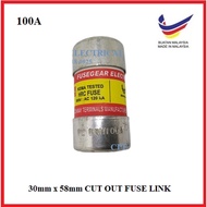 FUSEGEAR 100A HRC Fuse Link Cut Out Fuse