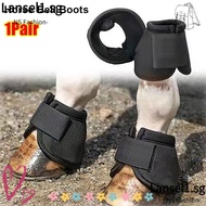 LANSELL 1Pair Horse Bell Boot,  Cloth Quick Drying Equine Hoof Boot,  Comfort Heavy Duty Protection 