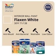 Dulux Wall/Door/Wood Paint - Flaxen White (30YY 71/138) (Ambiance All/Pentalite/Wash &amp; Wear/Better Living)