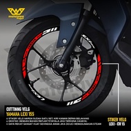 Cutting Sticker Rim Yamaha Lexi 155 Sticker Variation Rim Motorcycle Accessories Rim 14 inch reflect