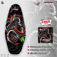 Crowot - Seat COVER Motorcycle Seat COVER PRINT UNIVERSAL AEROX BEAT VARIO Moslem MIO NMAX FINO REVO ANTI Claw Cat/TH14