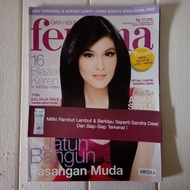 Majalah Femina No.32 Ags 2009 Cover Sandra Dewi