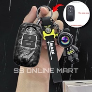 TOYOTA Vios AC100 NGC102 2023 Vios Key Cover Keyless Remote Sarung Kunci Kereta Vios Accessories Bod