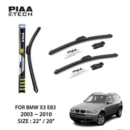 PIAA Si-Tech Silicone Wiper For BMW X3 E83 (22" / 20")