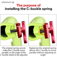 Uloverun Bike Spring Hinge Clamp Easy Hinge C Buckle For Brompton Folding Bike Frame Repair Accessories SG