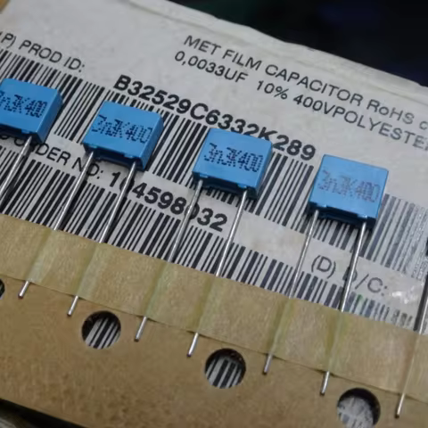 20PCS EPCOS 0.0033uf 400v 3.3nf 3300pf 3n3 332 New Film Capacitor 5mm