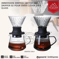 Immersion Coffee Dripper Switch V60 Clever Coffee Drip Glass Pour Over