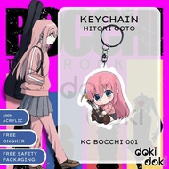 GANTUNGAN KUNCI KEYCHAIN ANIME HITORI GOTO BOCCHI CHAN BOCCHI THE ROCK - KC BOCCHI 001
