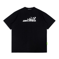 ABOVE AND OVER - BUNNY BLACK T-SHIRT