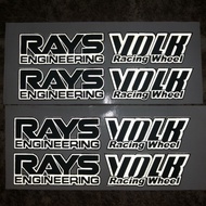 sticker rim rays volk pantul cahaya reflex