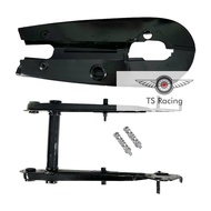 Combo Folding rear footrest chain cover 67